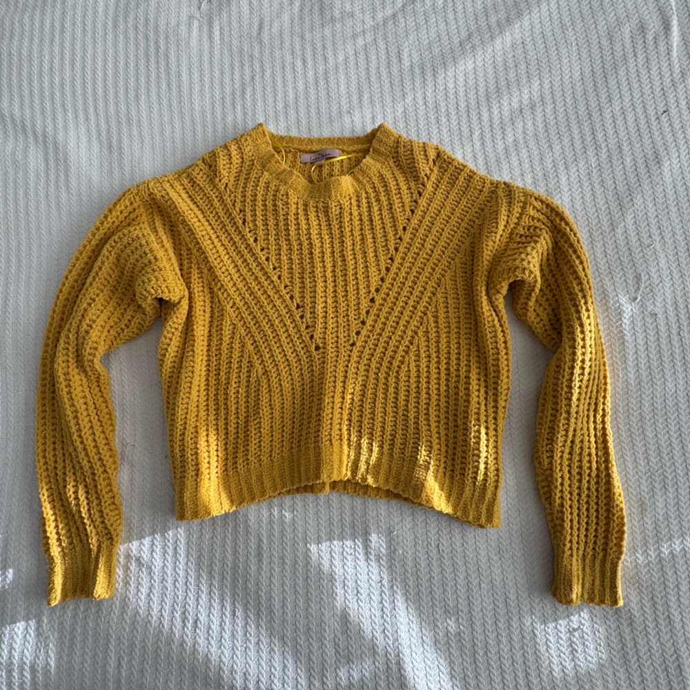 Soft Yellow Sweater